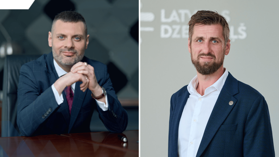 Left to right: Alan Beroud (PKP CEO), Artis Grinbergs (LDz CEO); Source: CER / Public domain